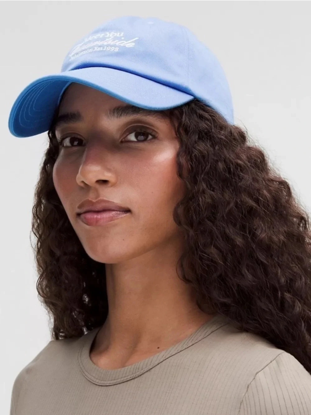 NWT $38 Lululemon Classic Unisex L/XL Ball Cap Pool Blue/White